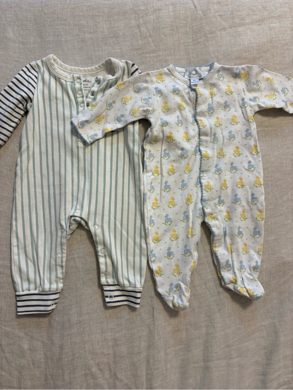 The Perfect Peony and Pehr 3-6M Sleeper Pajama Bundle